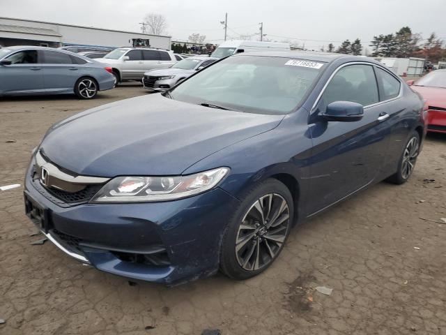 1HGCT1B75HA003018 - 2017 HONDA ACCORD EX BLUE photo 1