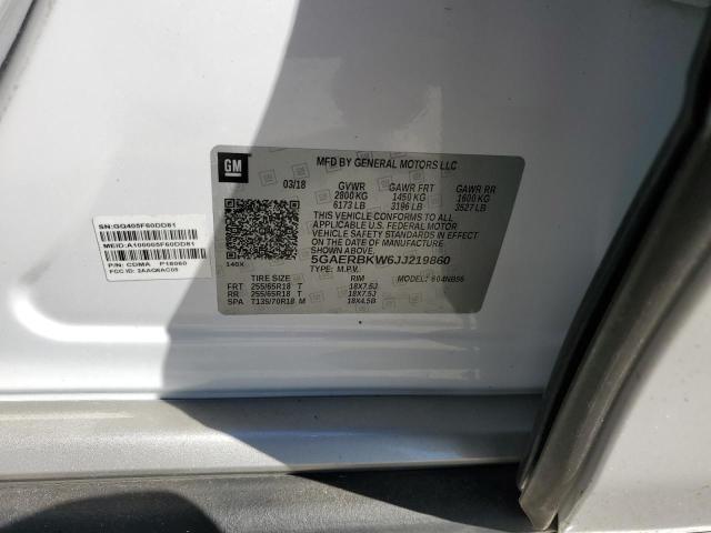 5GAERBKW6JJ219860 - 2018 BUICK ENCLAVE ESSENCE 白色 照片 13