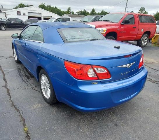 1C3LC55R08N215891 - 2008 CHRYSLER SEBRING TOURING BLUE photo 3