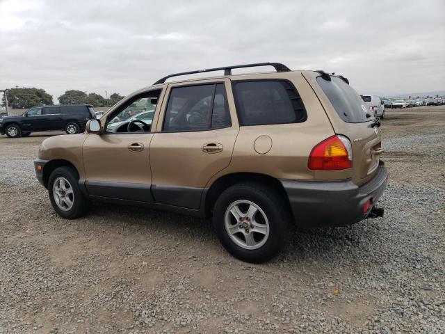 KM8SC73E24U625249 - 2004 HYUNDAI SANTA FE GLS GOLD photo 2