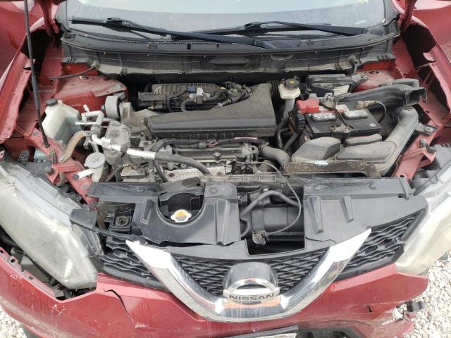 5N1AT2MV7EC868804 - 2014 NISSAN ROGUE S MAROON photo 12