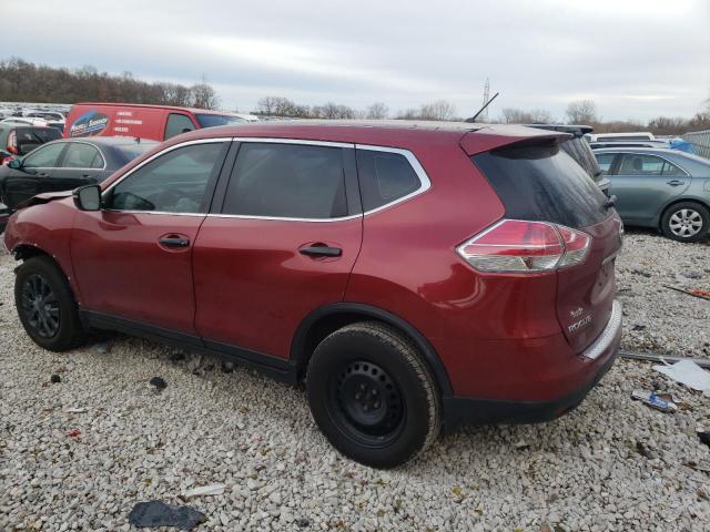 5N1AT2MV7EC868804 - 2014 NISSAN ROGUE S MAROON photo 2