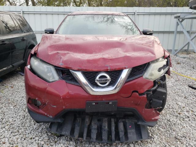 5N1AT2MV7EC868804 - 2014 NISSAN ROGUE S MAROON photo 5