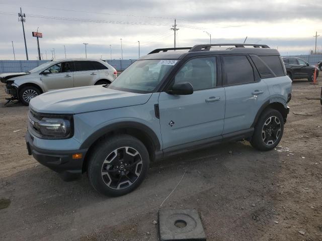 3FMCR9C63NRD53083 - 2022 FORD BRONCO SPO OUTER BANKS BLUE photo 1