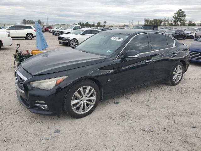 JN1BV7AP1EM684302 - 2014 INFINITI Q50 BASE BLACK photo 1