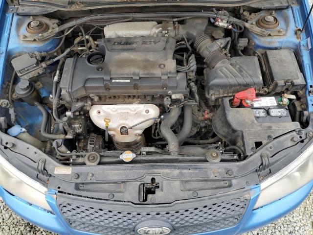 KNAFE161875005460 - 2007 KIA SPECTRA5 SX BLUE photo 11