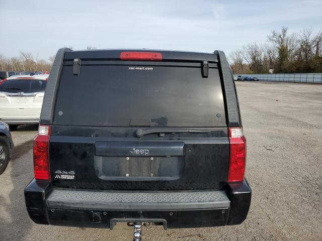 1J8HG48K97C696340 - 2007 JEEP COMMANDER BLACK photo 6