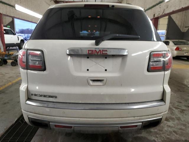 1GKKRTKD8DJ100092 - 2013 GMC ACADIA DENALI WHITE photo 6