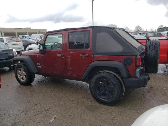 1J4GA39118L648122 - 2008 JEEP WRANGLER U X BURGUNDY photo 2