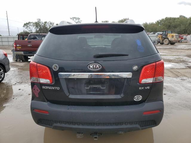 5XYKU3A22DG359753 - 2013 KIA SORENTO EX BLACK photo 6