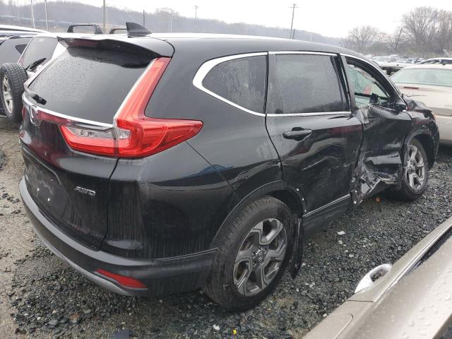 5J6RW2H5XKA006431 - 2019 HONDA CR-V EX BLACK photo 3