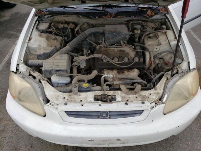 JHMEJ662XVS030289 - 1997 HONDA CIVIC DX WHITE photo 11