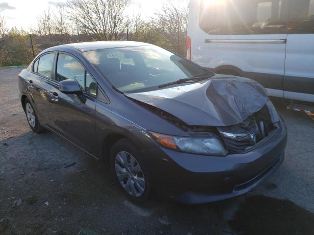 19XFB2F52CE017431 - 2012 HONDA CIVIC LX GRAY photo 4