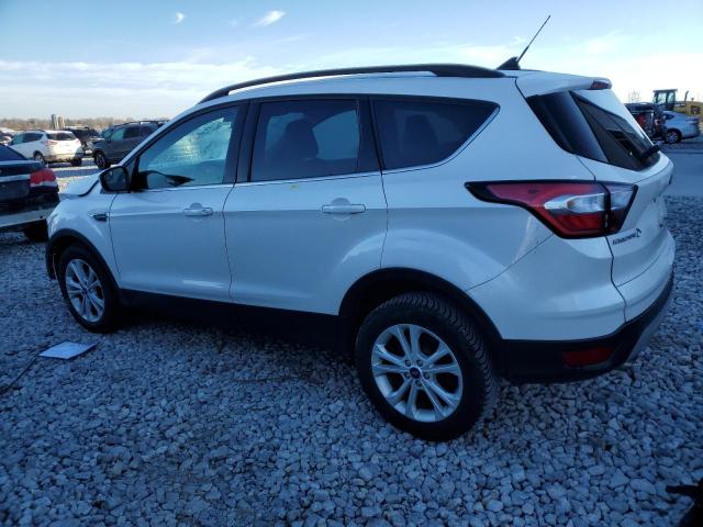 1FMCU0HD8JUD27955 - 2018 FORD ESCAPE SEL WHITE photo 2