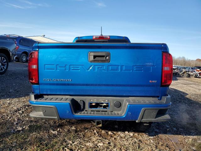 1GCGTDEN3N1166712 - 2022 CHEVROLET COLORADO Z71 BLUE photo 6