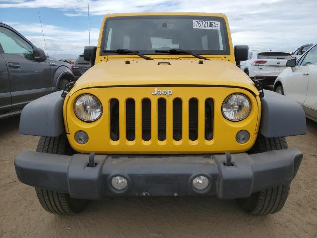 1C4BJWFG8FL571708 - 2015 JEEP WRANGLER RUBICON YELLOW photo 5