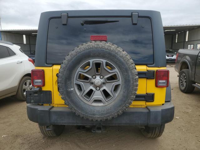 1C4BJWFG8FL571708 - 2015 JEEP WRANGLER RUBICON YELLOW photo 6