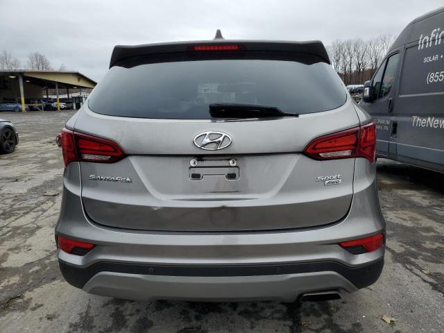 5NMZUDLB1JH057325 - 2018 HYUNDAI SANTA FE S GRAY photo 6