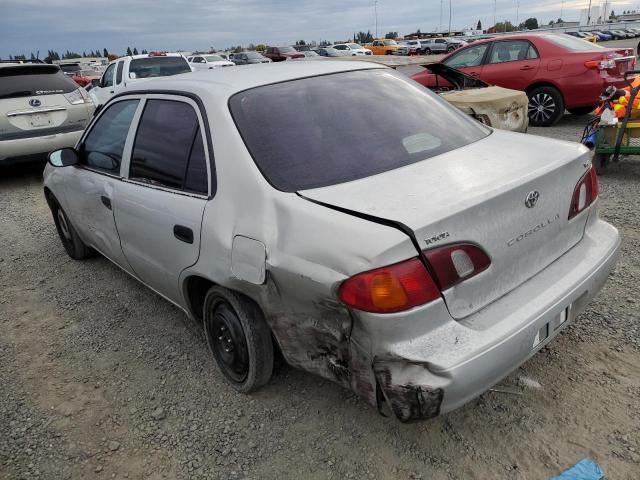 1NXBR12E7XZ263825 - 1999 TOYOTA COROLLA VE SILVER photo 2