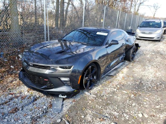 1G1FH1R74J0146789 - 2018 CHEVROLET CAMARO SS CHARCOAL photo 1