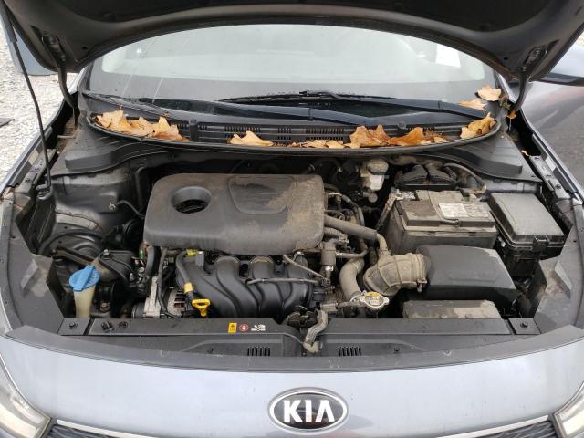 3KPA24AB2KE194935 - 2019 KIA RIO S GRAY photo 11