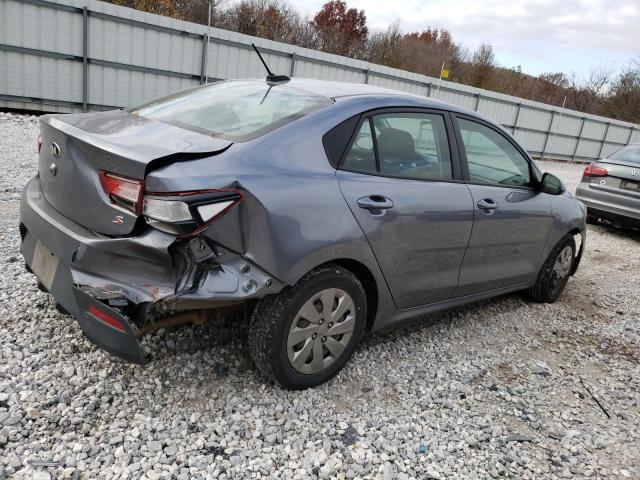 3KPA24AB2KE194935 - 2019 KIA RIO S GRAY photo 3