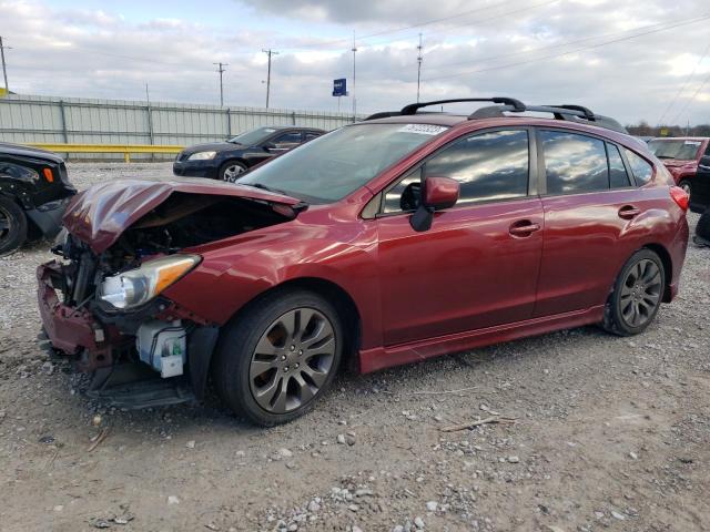 JF1GPAR64CH224505 - 2012 SUBARU IMPREZA SPORT LIMITED MAROON photo 1