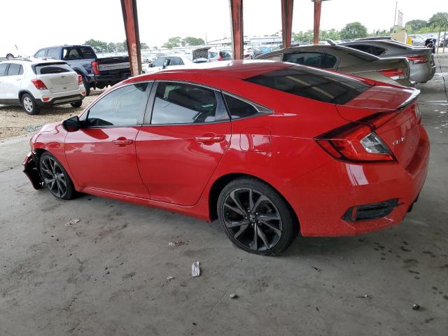 2HGFC2F83LH540146 - 2020 HONDA CIVIC SPORT 红色 照片 2