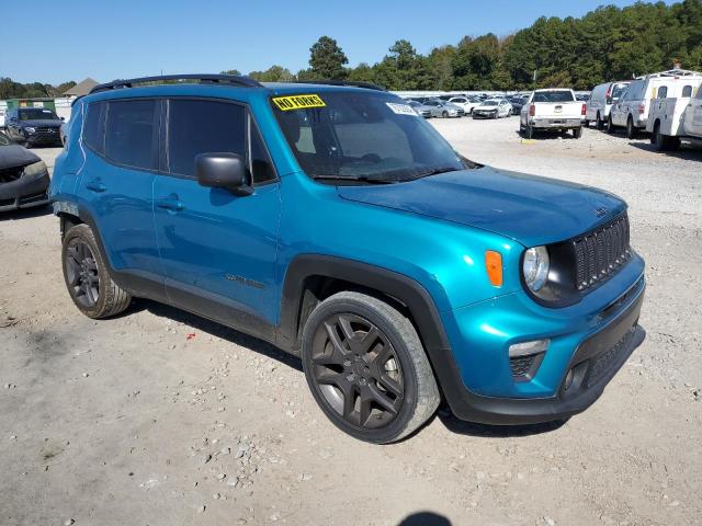 ZACNJCBB3MPM92006 - 2021 JEEP RENEGADE LATITUDE TURQUOISE photo 4