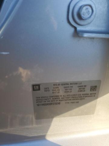 1G11H5SA5DF279246 - 2013 CHEVROLET MALIBU LTZ SILVER photo 12