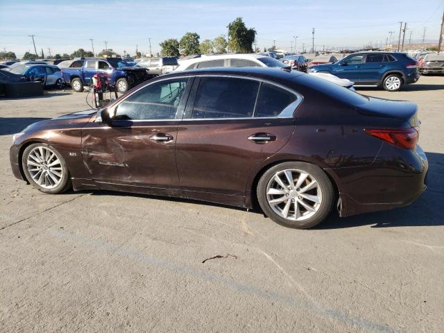 JN1EV7APXJM359977 - 2018 INFINITI Q50 LUXE BROWN photo 2