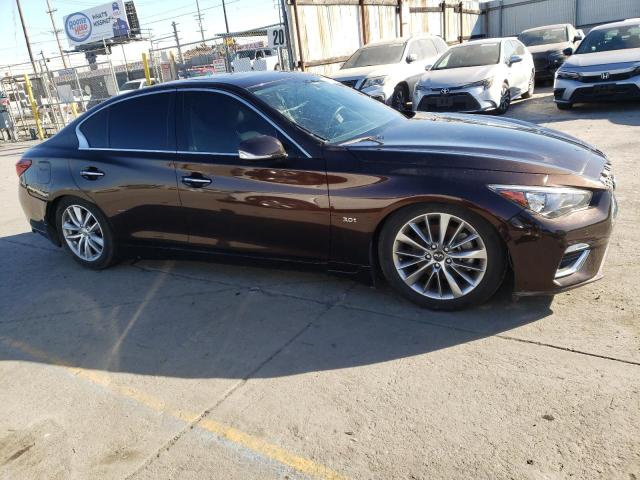 JN1EV7APXJM359977 - 2018 INFINITI Q50 LUXE BROWN photo 4