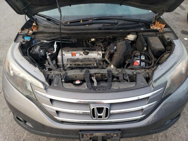 2HKRM4H59CH607301 - 2012 HONDA CR-V EX GRAY photo 11