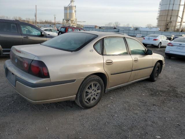 2G1WF52E959182740 - 2005 CHEVROLET IMPALA GOLD photo 3