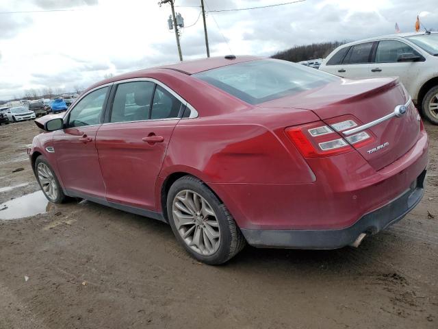 1FAHP2F84EG112179 - 2014 FORD TAURUS LIMITED RED photo 2