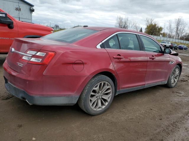 1FAHP2F84EG112179 - 2014 FORD TAURUS LIMITED RED photo 3