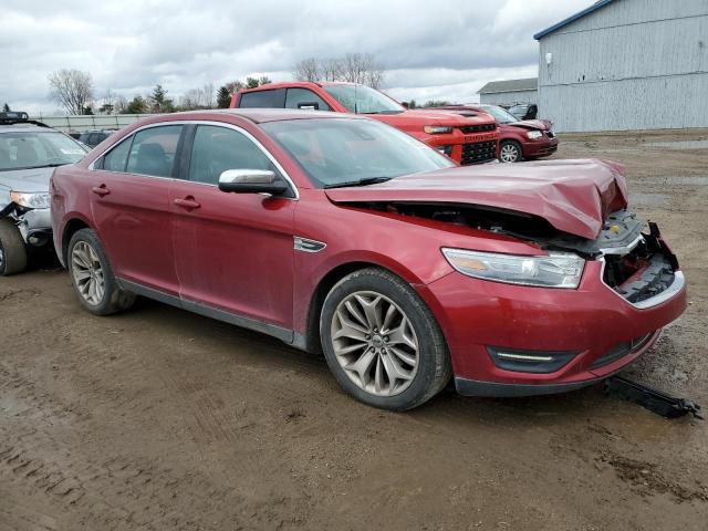 1FAHP2F84EG112179 - 2014 FORD TAURUS LIMITED RED photo 4