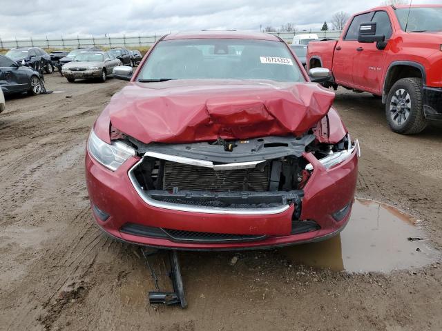 1FAHP2F84EG112179 - 2014 FORD TAURUS LIMITED RED photo 5