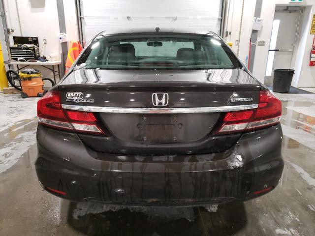 2HGFB2F71DH021673 - 2013 HONDA CIVIC TOURING BLACK photo 6