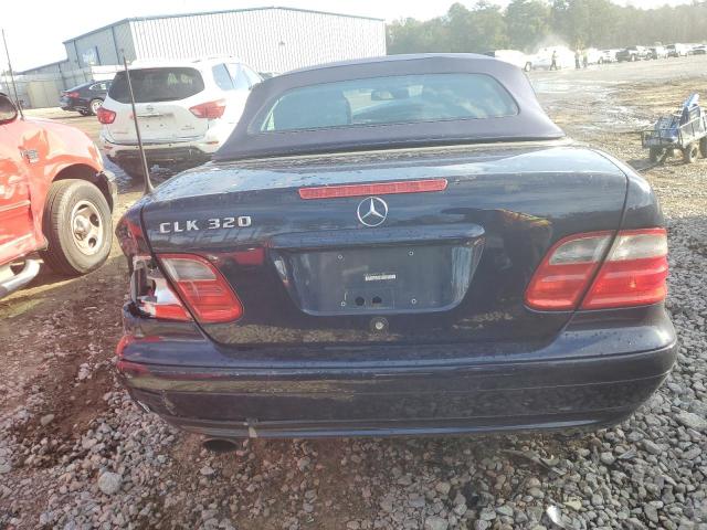 WDBLK65G62T111281 - 2002 MERCEDES-BENZ CLK 320 BLUE photo 6