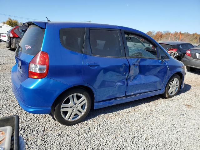 JHMGD38668S015873 - 2008 HONDA FIT SPORT BLUE photo 3