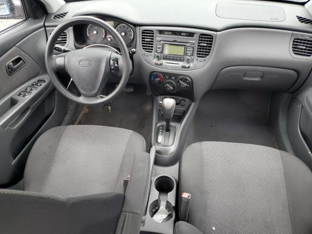 KNADE223596550632 - 2009 KIA RIO BASE SILVER photo 8