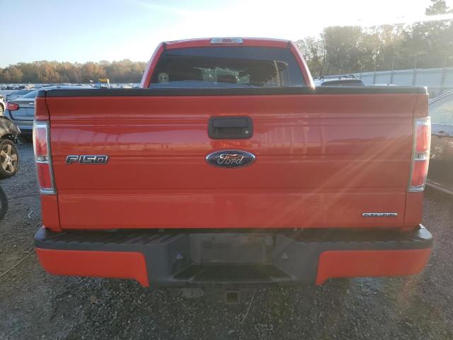 1FTFX1CF8DFD52628 - 2013 FORD F150 SUPER CAB RED photo 6