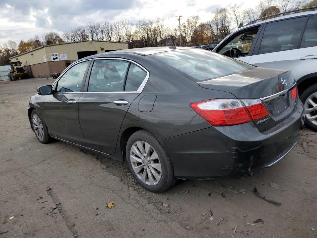 1HGCR2F81DA109676 - 2013 HONDA ACCORD EXL GRAY photo 2