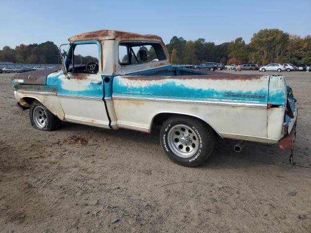 F10YLN26159 - 1972 FORD F-100 TURQUOISE photo 2