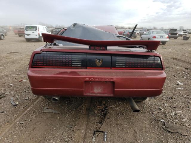 1G2FW2186KL211699 - 1989 PONTIAC FIREBIRD TRANS AM RED photo 6