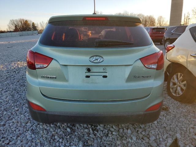 KM8JT3AC0AU010720 - 2010 HYUNDAI TUCSON GLS GREEN photo 6