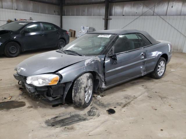 1C3EL75R86N142285 - 2006 CHRYSLER SEBRING GTC GRAY photo 1