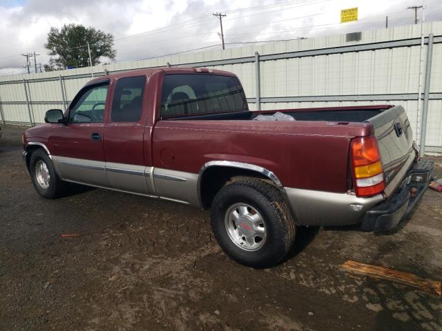 1GTEC19V1YZ310098 - 2000 GMC NEW SIERRA C1500 BURGUNDY photo 2