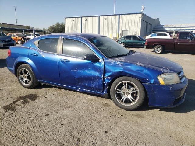 1C3CDZAB8EN113781 - 2014 DODGE AVENGER SE BLUE photo 4